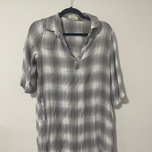 Elan shirt dress with body contour Sugarlips brand undergarment